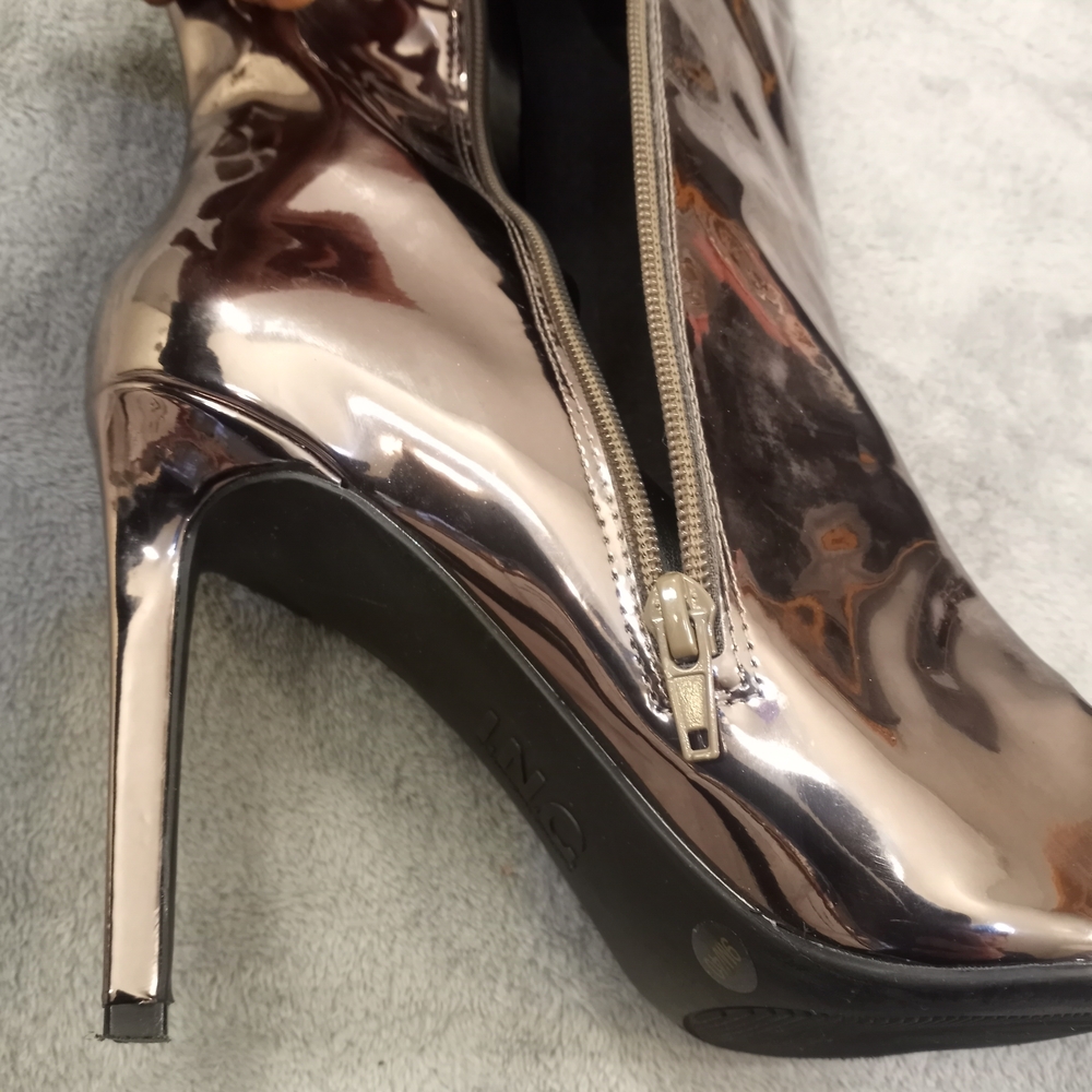 I.n.c. Women's Metallic Knee-High Stiletto Boots Size 9M - Picture 5 of 16